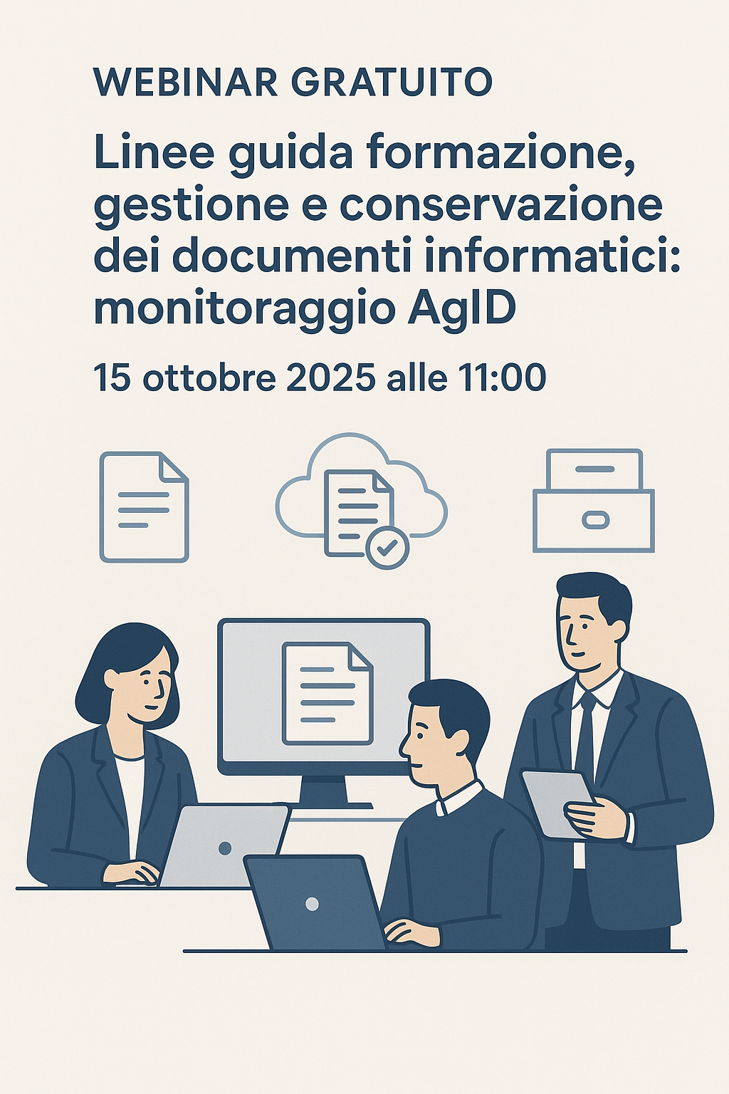 Webinar gratuito di Asmenet su gestione e conservazione dei documenti digitali